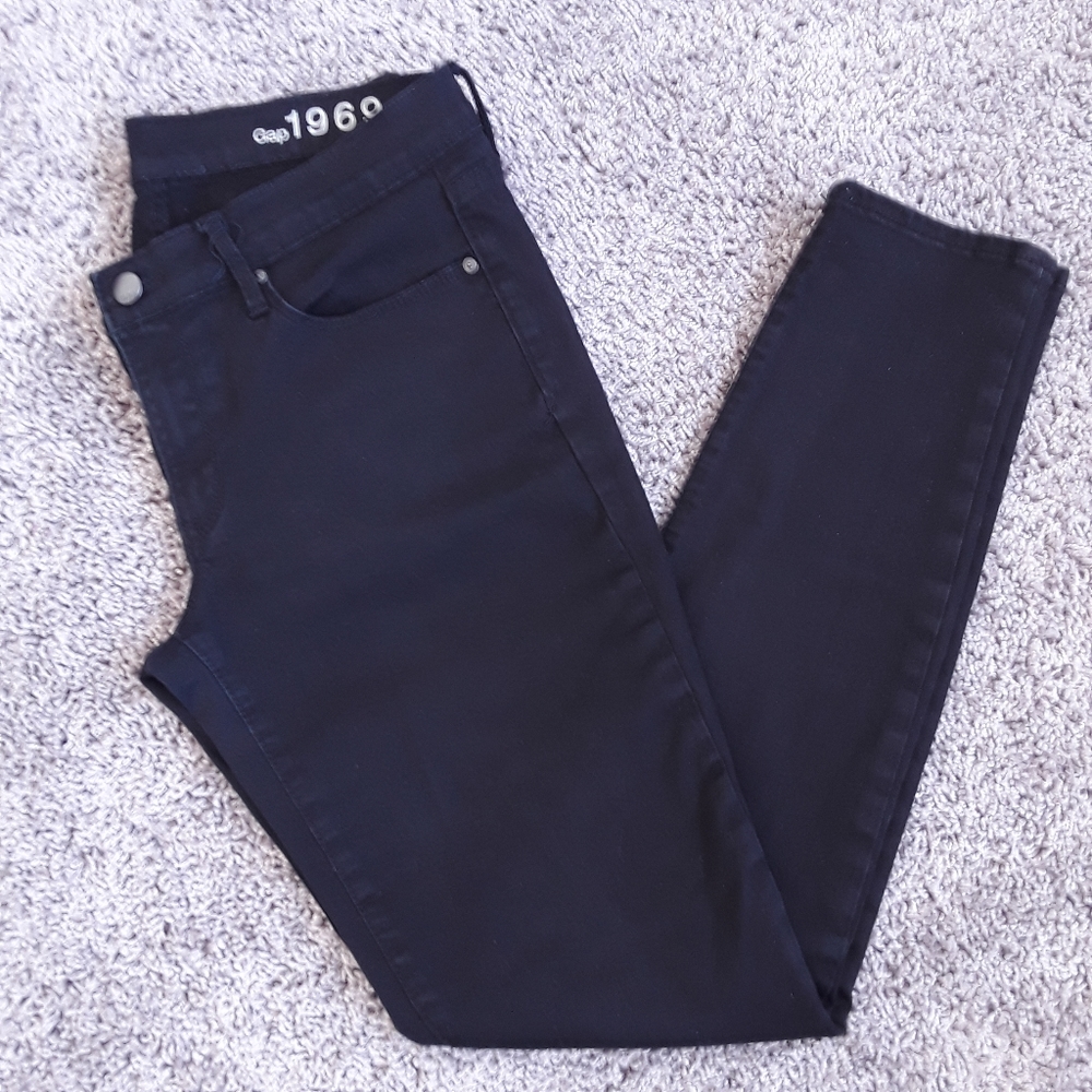 Gap 1969 Black Legging Jean Size 28R